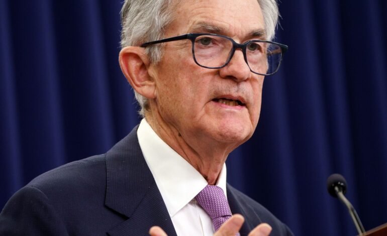 Fed Chair Jerome Powell Says No Need to ‘Hurry’ to Cut Rates