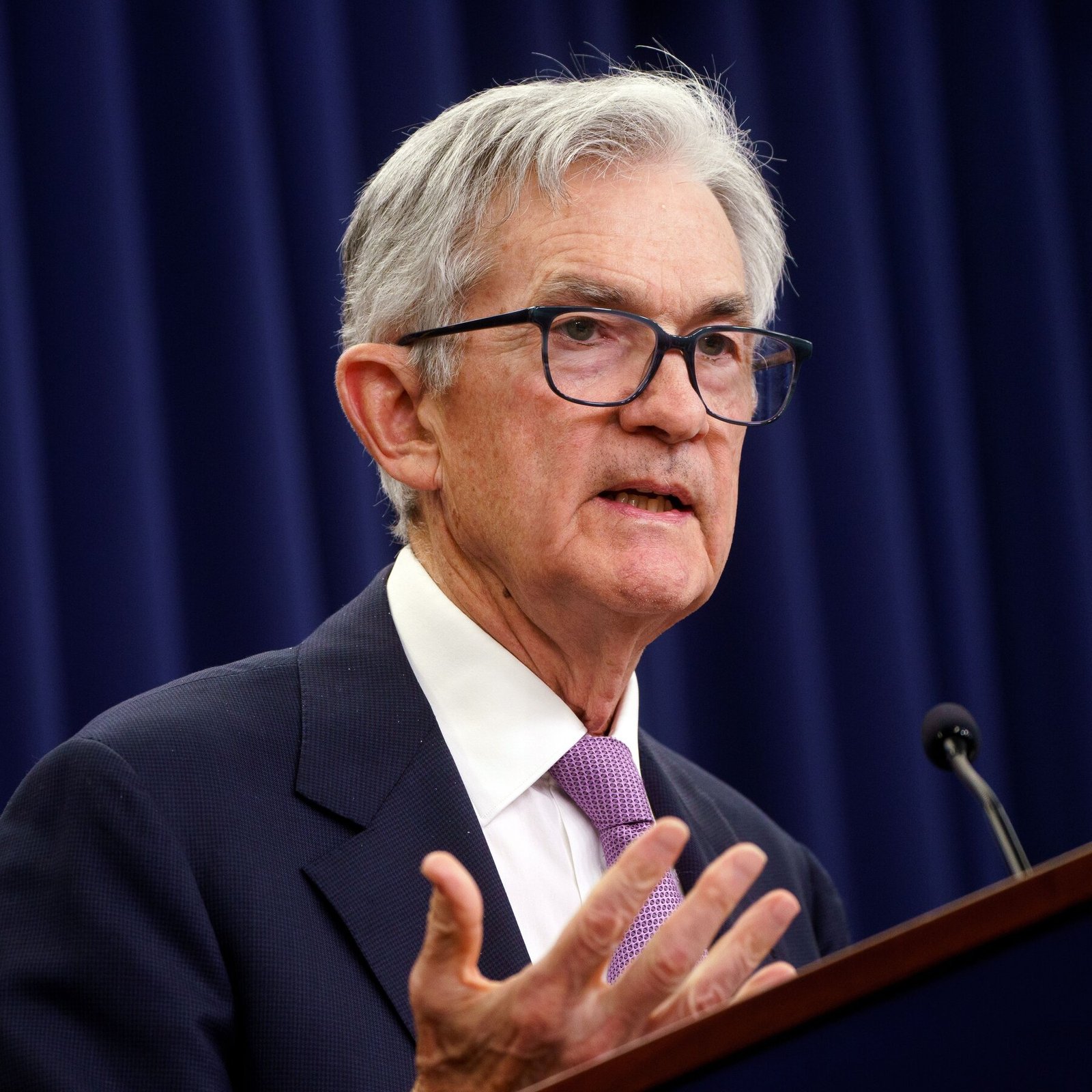 Fed Chair Jerome Powell Says No Need to ‘Hurry’ to Cut Rates